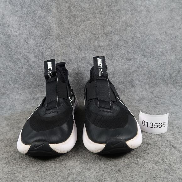 Nike Shoes Kids Toddler 12C Flex Sneaker Slip On Running Play Active Black White - Picture 2 of 11